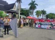 Pj Bupati Barsel Resmi Buka Parade Natal 2024