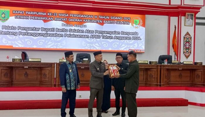 Dewan Dengarkan Pidato Bupati Terkait Pertanggungjawaban 2024