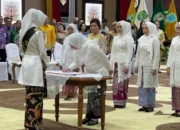 Hj Permana Sari Eddy Raya Samsuri Resmi Dilantik sebagai Ketua Dekranasda Barsel 2025-2030