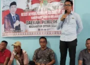 Wakil Ketua DPRD Barsel Ideham Laksanakan Reses di Dapil I