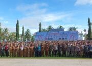 Pemkab Barsel Satukan Langkah Lewat Apel Gabungan dan Doa Bersama