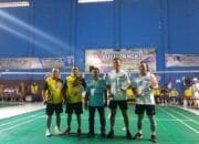 Turnamen Bulu Tangkis Lokal Dibuka, Meriahkan HUT RI ke-80 dan HUT Barsel ke-66