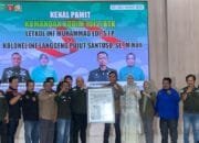 Kenal Pamit Dandim 1012/Buntok, PWI Barsel Beri Penghargaan dan Harapan