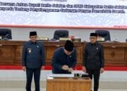 DPRD Barsel Setujui Ranperda Cadangan Pangan Daerah, Wabup Sampaikan Pidato Bupati