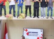 Polres Dan Wartawan Panen Jagung 