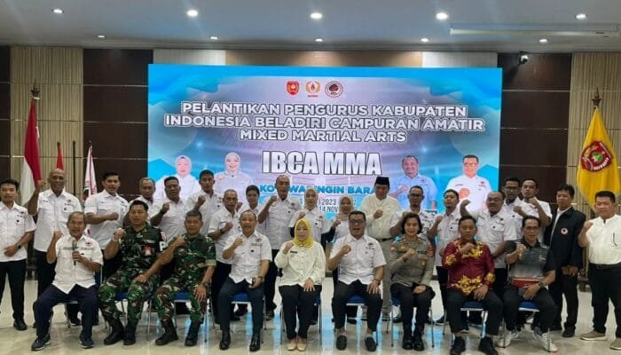 Pelantikan Pengurus IBCA MMA Kobar Tegaskan Komitmen Pembinaan Atlet Bela Diri