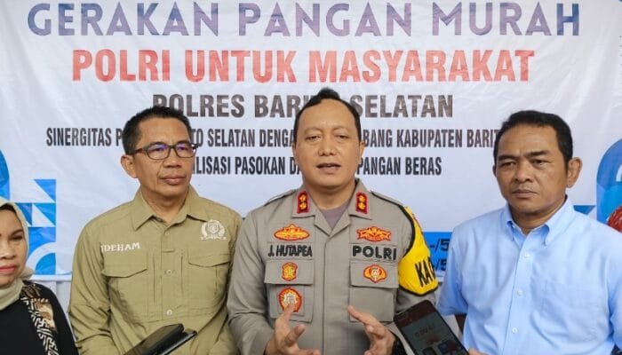GPM Diserbu Warga, Kapolres Barsel Tekankan Stabilitas Harga Bapok