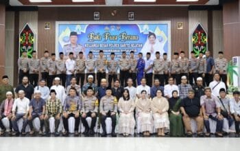 Polres Barsel Perkuat Kebersamaan dengan Purnawirawan, Warakawuri dan Wartawan Lewat Buka Bersama