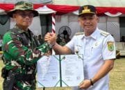 Percepat Pembangunan Desa, Bupati Barsel Resmikan TMMD ke-128 di Bipakali