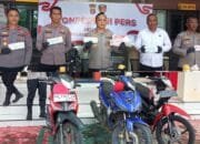Polres Ungkap Kasus Curanmor dan Curas Tiga Pelaku Diamankan