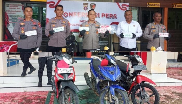 Polres Ungkap Kasus Curanmor dan Curas Tiga Pelaku Diamankan