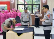 Regenerasi Kepemimpinan, Kapolres Barsel Pimpin Sertijab Sejumlah Pejabat Utama dan Kapolsek