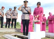Hari Bhayangkara ke-80, Polres Barsel Gelar Ziarah dan Tabur Bunga di TMP Abdi Kencana