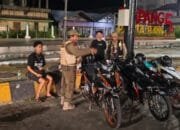 Respons Laporan Masyarakat, Satpol PP Barsel Patroli Malam Tertibkan Balap Liar dan Knalpot Brong