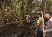 Kapolres Dan Wabub Pimpin Padamkan Titik Api Di Masimpun Desa Kalahien