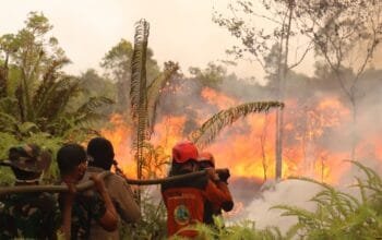 Kapolres Pimpin Langsung Pemadaman Karhutla