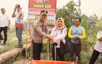 Polres  Siapkan Dua Sumur Bor Merah Putih Presisi