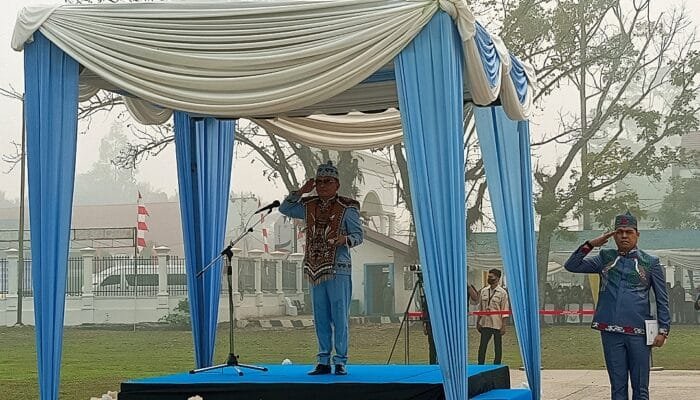 Gubernur Kalteng Pimpin Upacara HUT Barsel