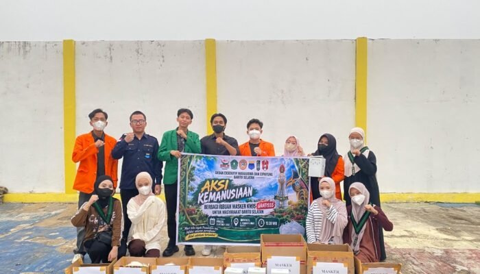 BEM Dan Cipayung  Barsel Bagikan Ribuan Masker KN95 Gratis 